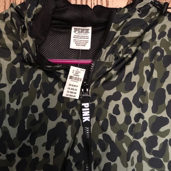 SALE!! NEW! PINK Campus Full-Zip Anorak - Picture 3 of 4